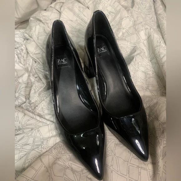 Zac Posen Shoes New Zac Zac Posen Patent Leather Arlene Pumps